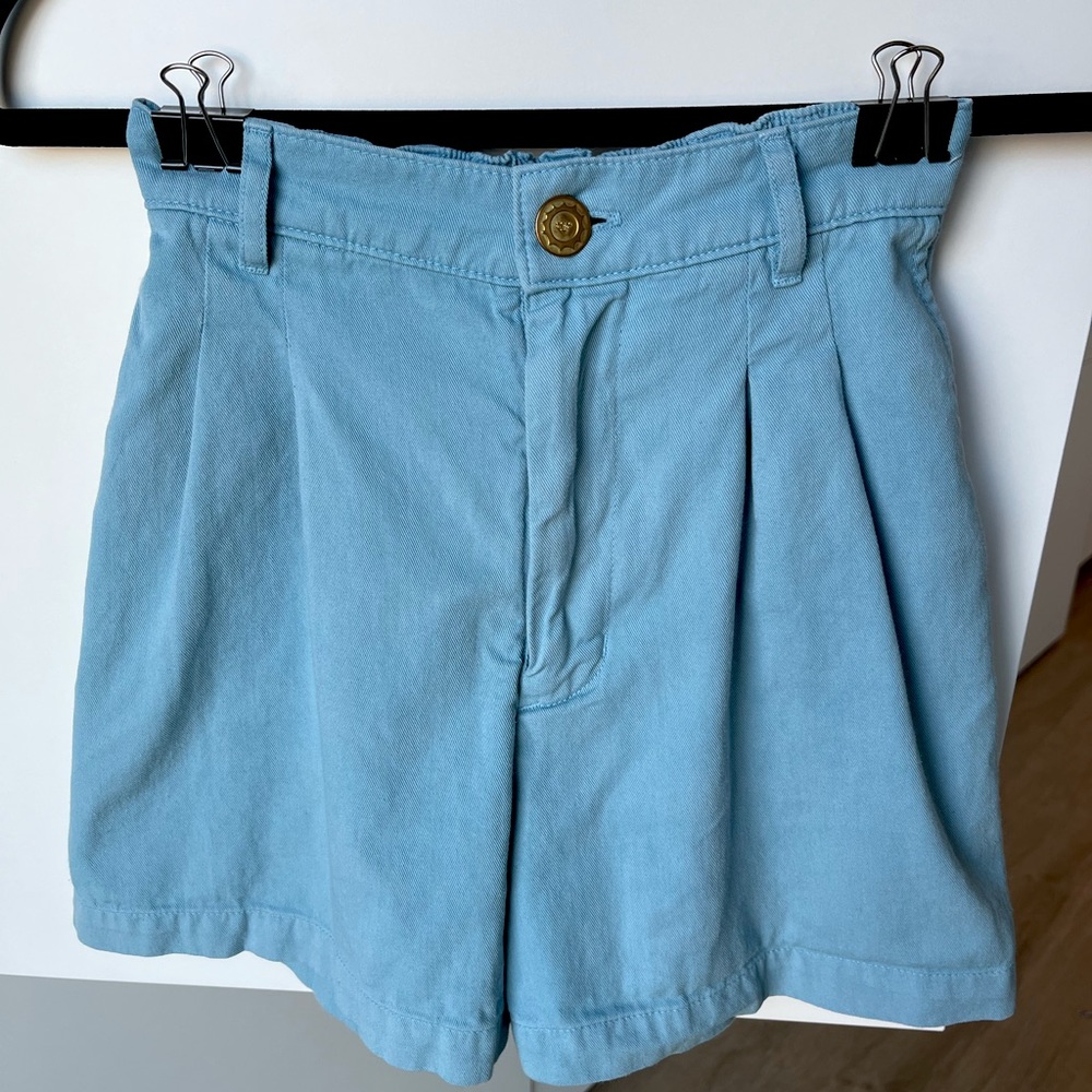 Big Bud Press Trouser Shorts - Baby Blue